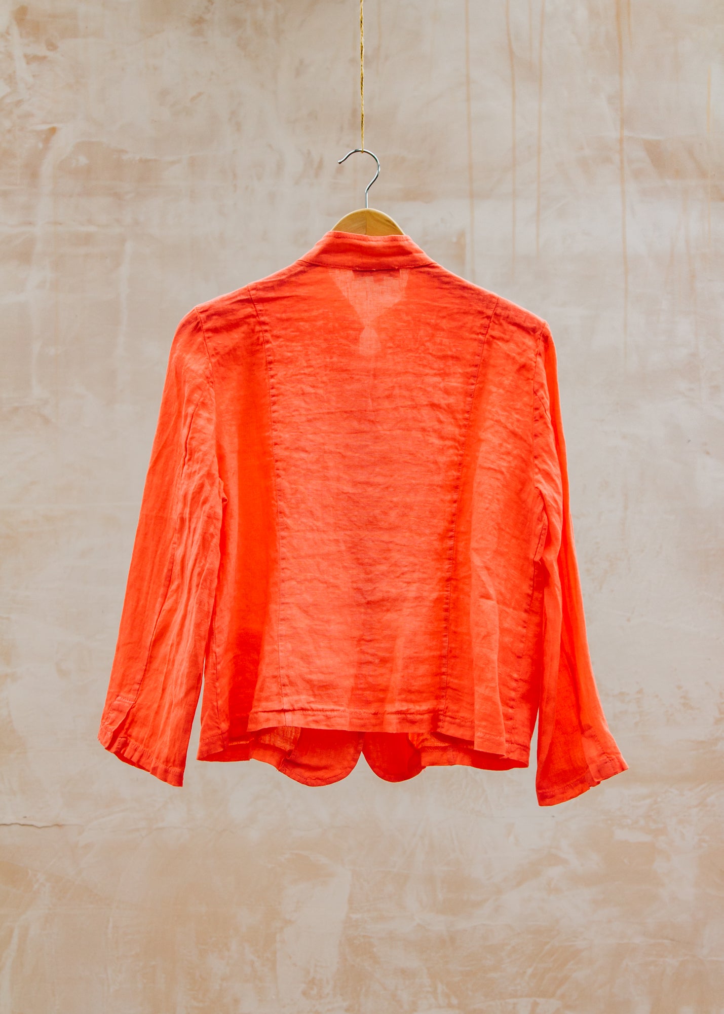 Burford Garden Co. Short Front Pocket Jacket in Coral
