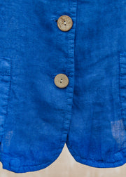Burford Garden Co. Short Front Pocket Jacket in Royal Blue