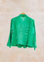 Burford Garden Co. Short Front Pocket Jacket in Verde