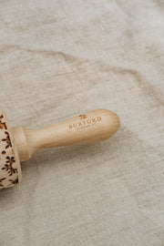 Burford Garden Co. Snowflakes Print Large Rolling Pin