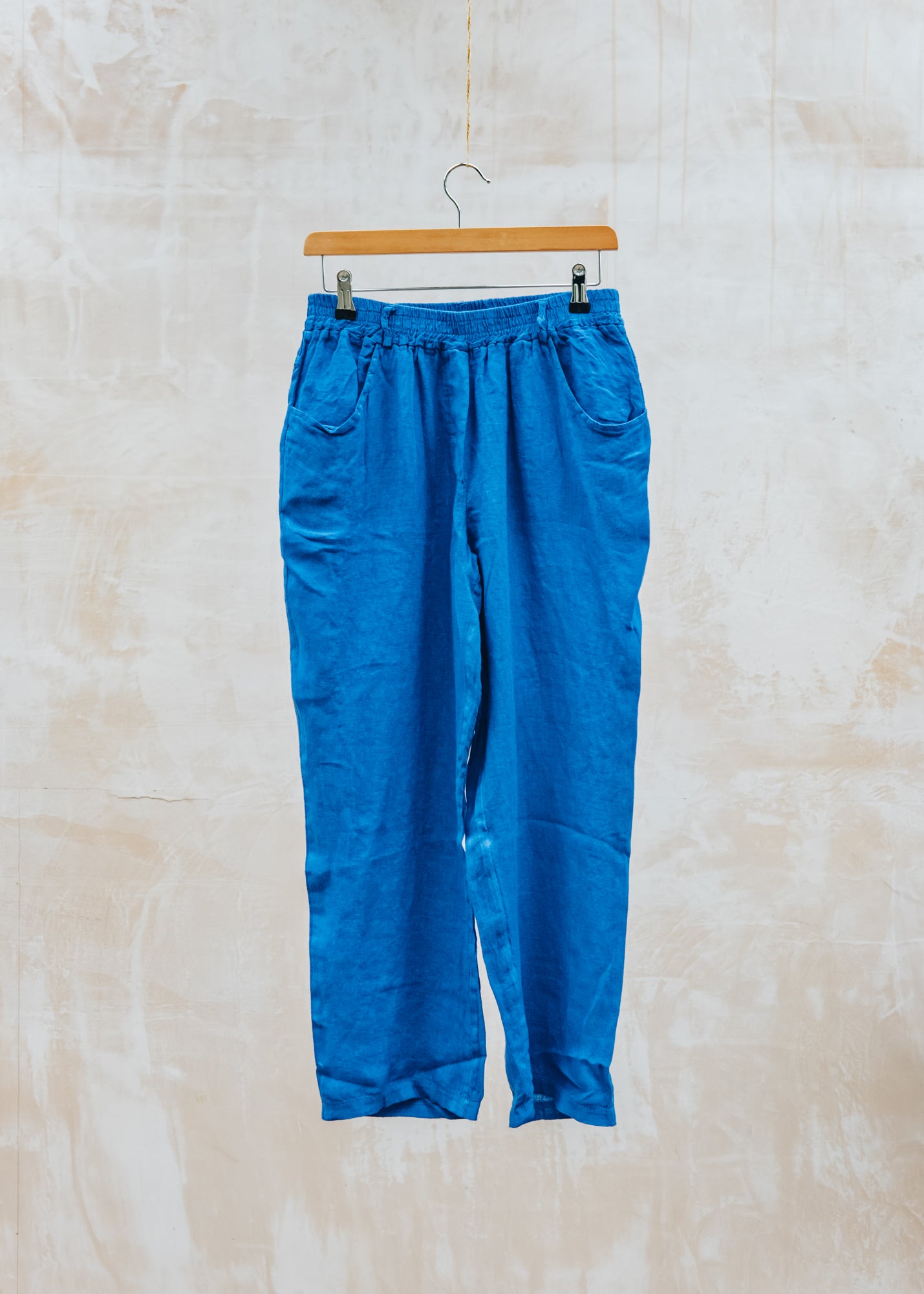 Tapered Trousers in Royal Blue