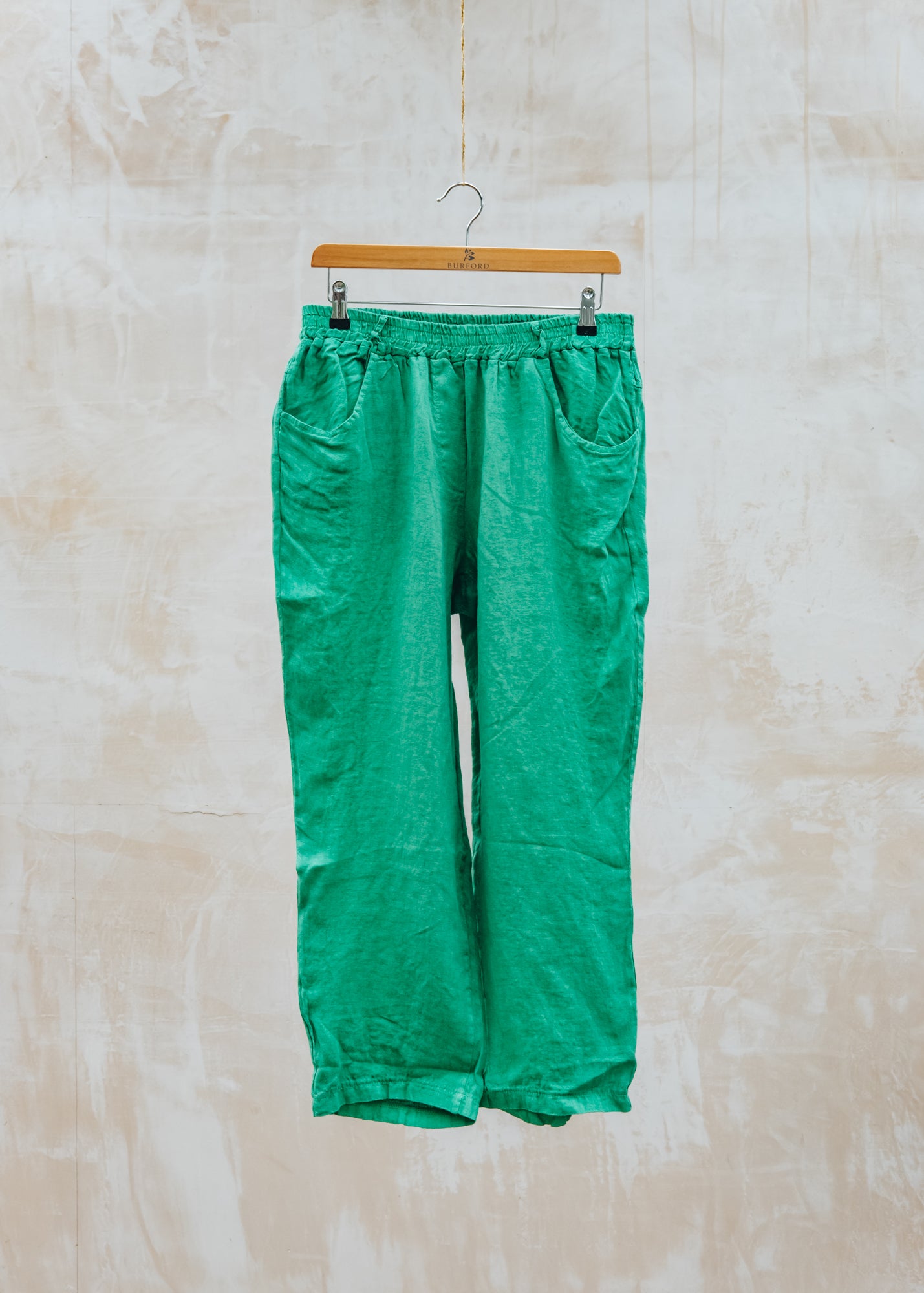Tapered Trousers in Verde