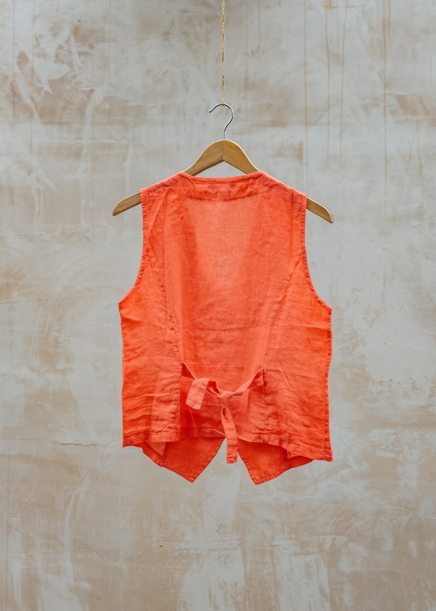 Burford Garden Co. Waistcoat in Coral