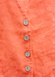 Burford Garden Co. Waistcoat in Coral