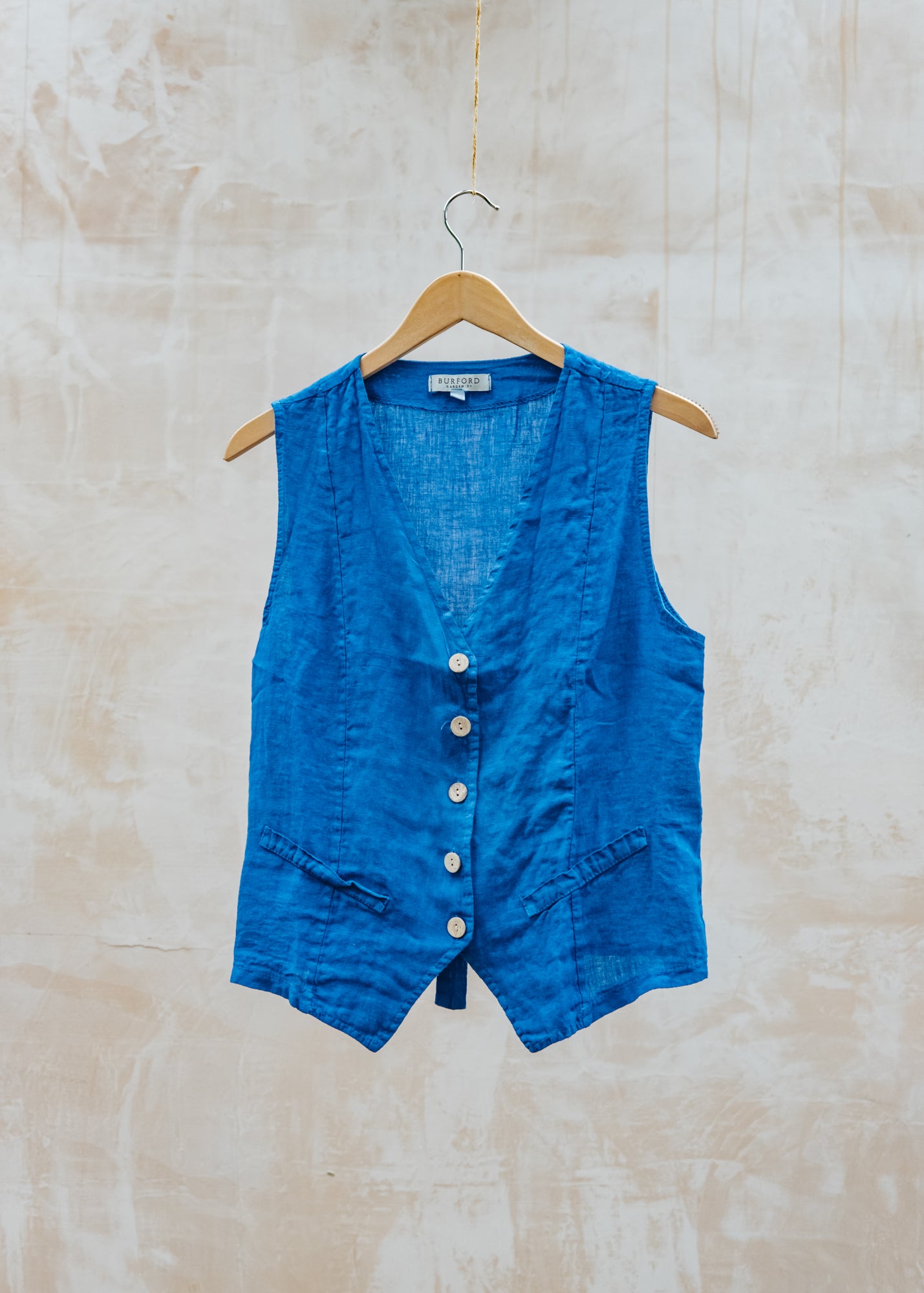 Burford Garden Co. Waistcoat in Royal Blue