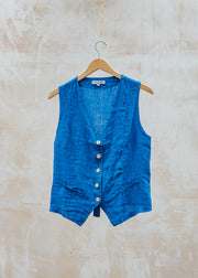 Burford Garden Co. Waistcoat in Royal Blue