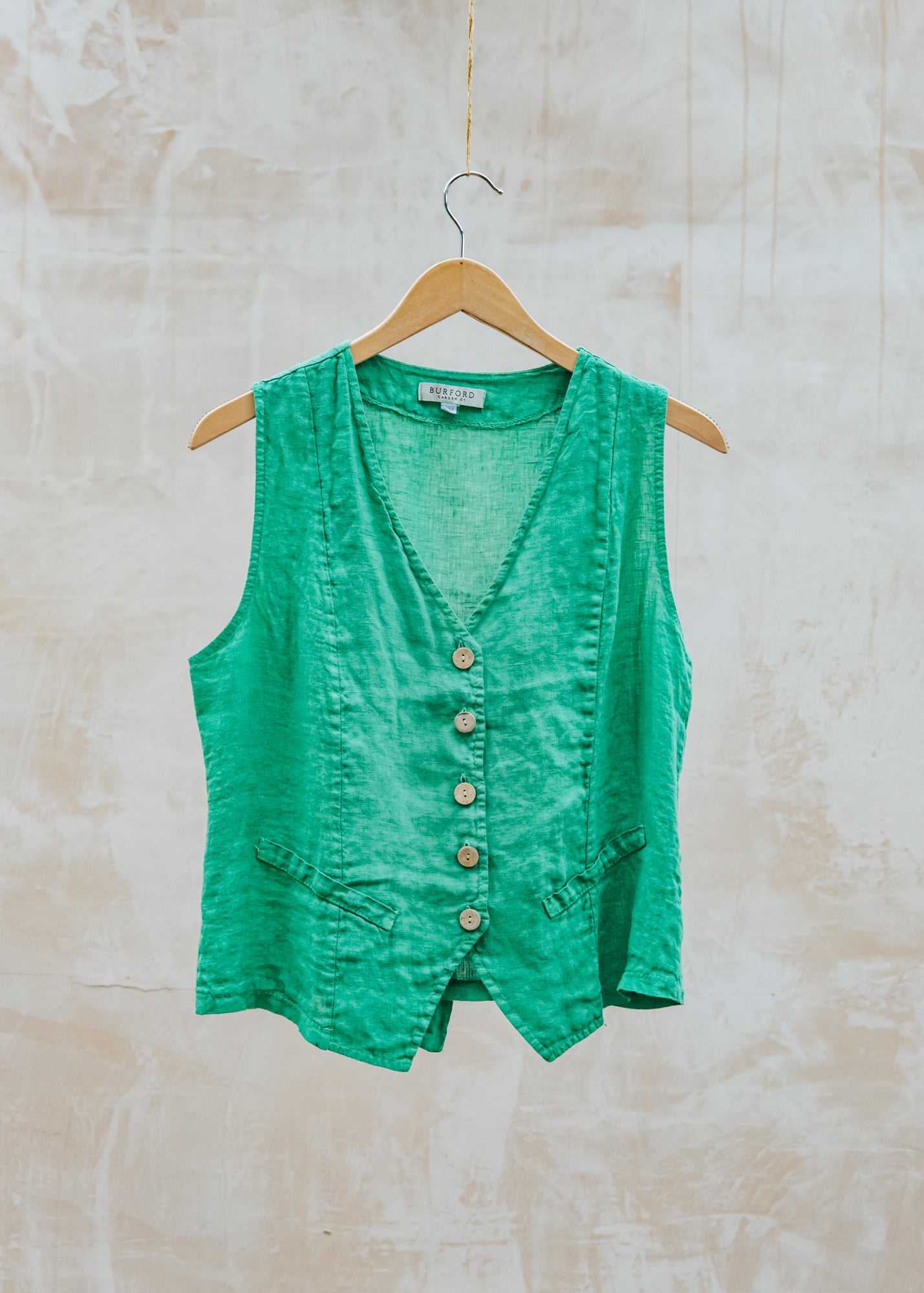 Burford Garden Co. Waistcoat in Verde