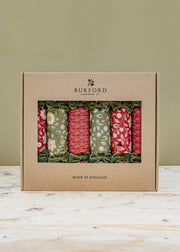 The Free Range Cracker Co. Luxury Christmas Crackers with Green Ribbons