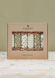 The Free Range Cracker Co. Luxury Christmas Crackers with Pink Ribbons