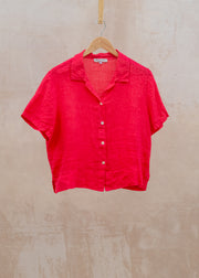 Burford Garden Co. Marilyn Shirt in Fragola Red