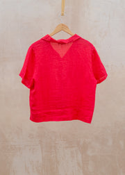 Burford Garden Co. Marilyn Shirt in Fragola Red