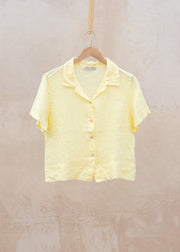 Burford Garden Co. Marilyn Shirt in Pale Yellow