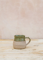 Burford Garden Co. Stoneware Round Mug with Green Glaze