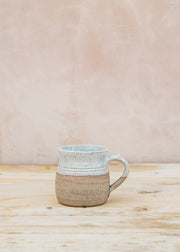 Burford Garden Co. Stoneware Round Mug with White Glaze