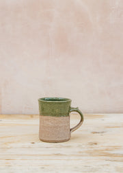 Burford Garden Co. Stoneware Straight Mug with Green Glaze