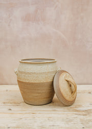 Burford Garden Co. Stoneware Bread Crock with Handles