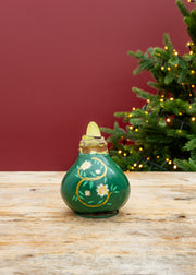 Burford Garden Co. Hand Painted Green Wax Amaryllis