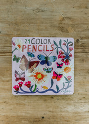 Eboo Butterflies and Flowers Coloured Pencils