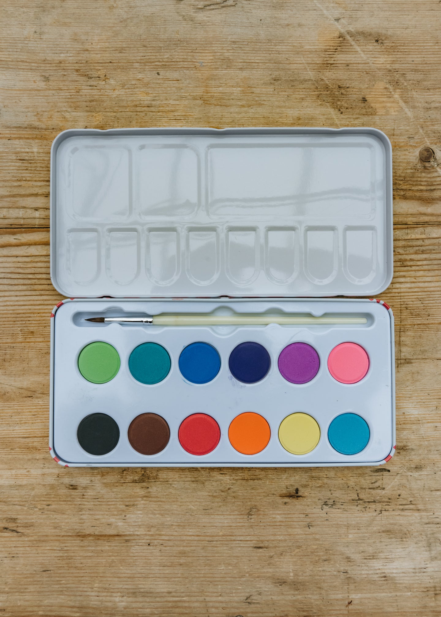 Eboo Butterflies and Flowers Watercolours in Tin Box