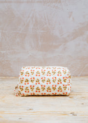 Quilted Toiletry Zip Bag
