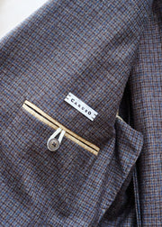 Caruso Wool/Cashmere Casual Check Blazer - XL