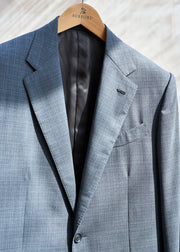 Caruso Hand-Finished Subtle Check Suit - M