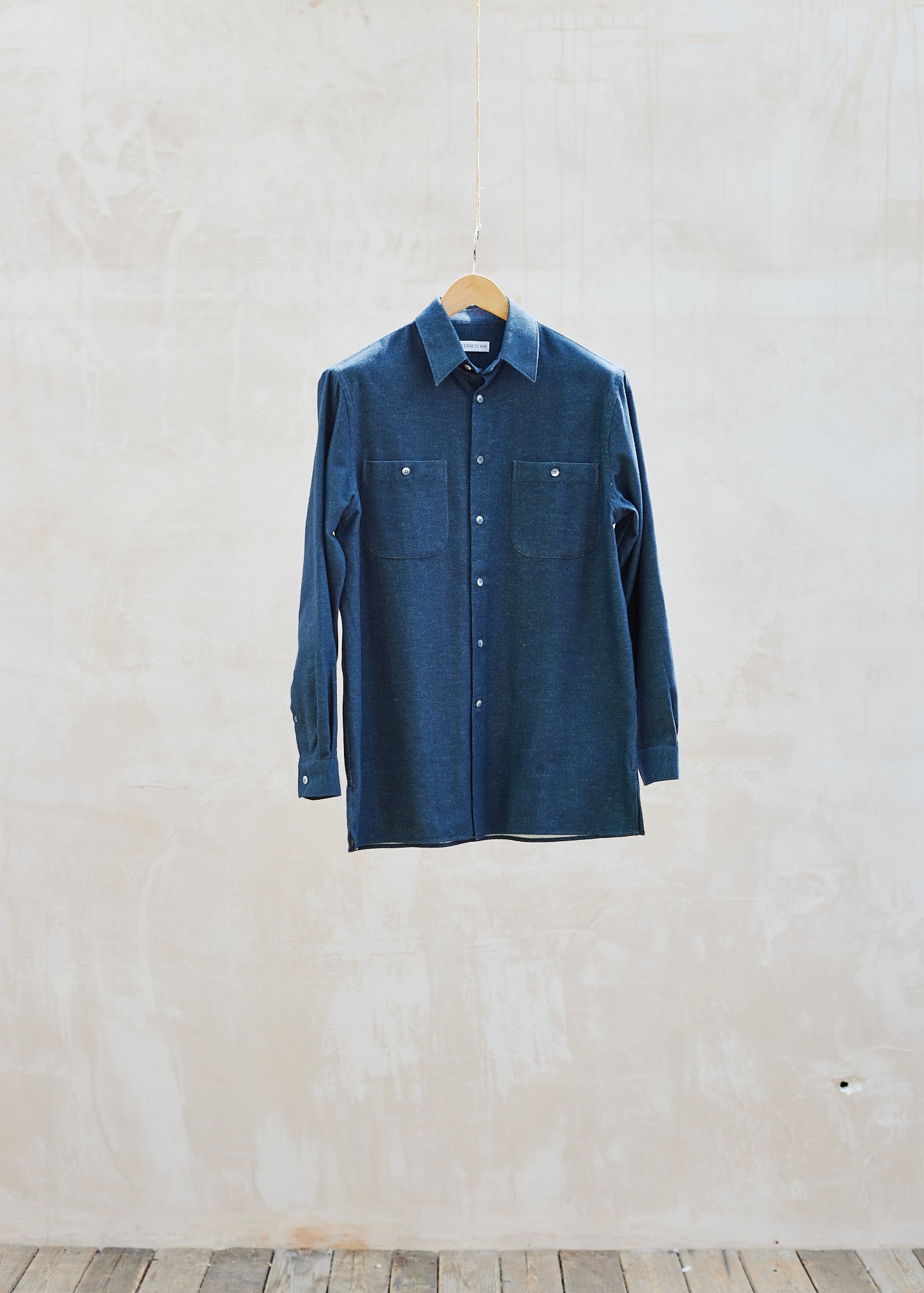 Cerruti 1881 Soft 100% Brushed Cotton Pocket Shirt - S