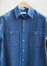 Kenny Ryder Cerruti 1881 Soft 100% Brushed Cotton Pocket Shirt - S