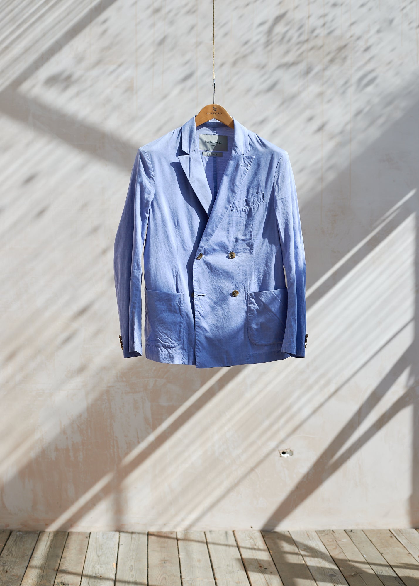 Casely-Hayford Lightweight Double Breasted Shirt Jacket - S