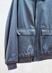 Kenny Ryder Connolly Real Leather Jacket with Wool/Cashmere Lining - M/L