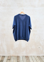 Connolly Cashmere/Linen Short Sleeved V-Neck - XXL