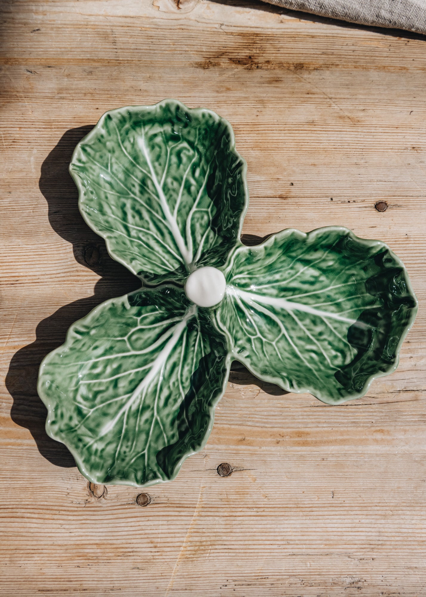 Bordallo Pinheiro Cabbage Olive Dish