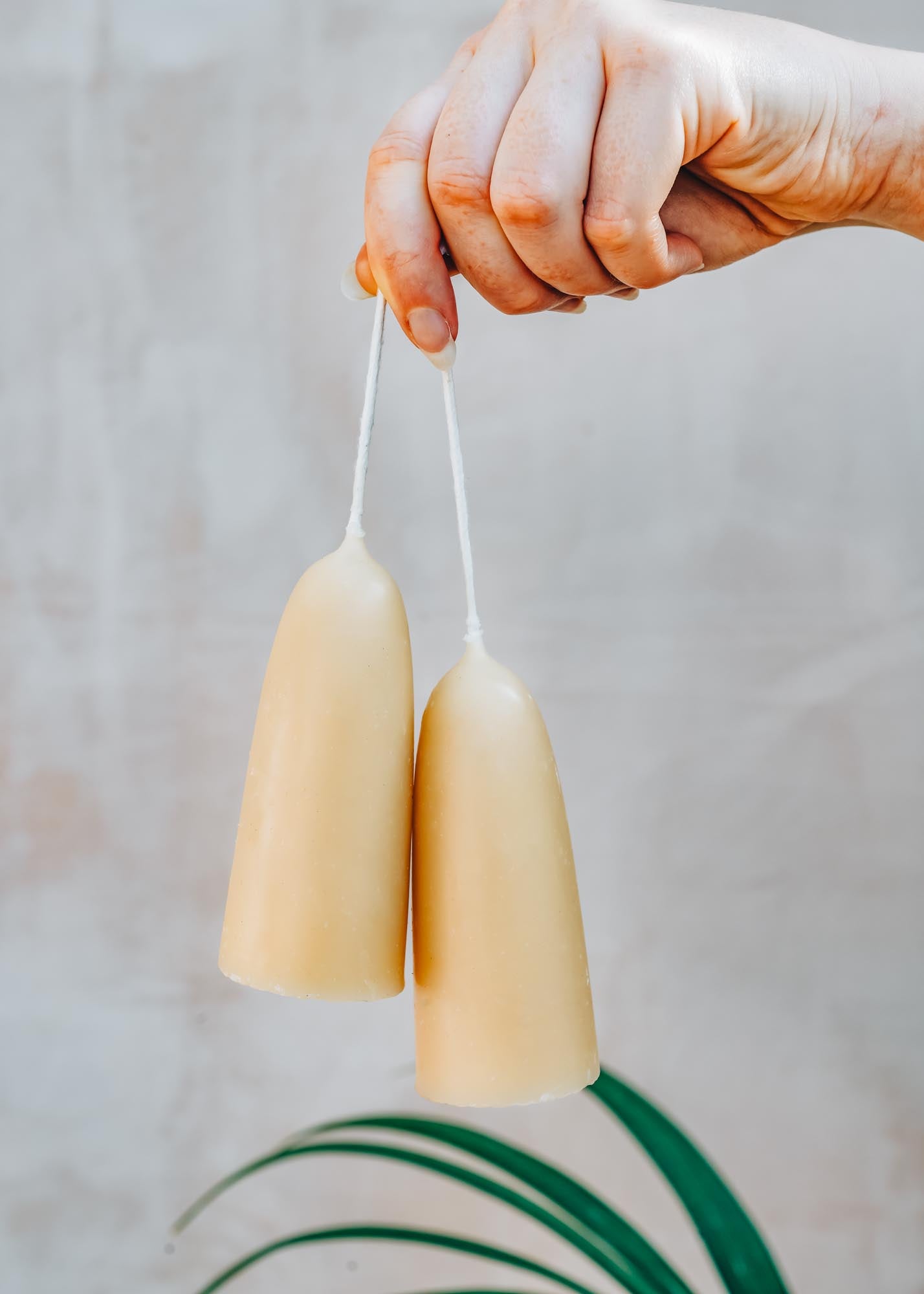 Stumpie Beeswax Candle Pairs, pack of three