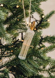Candle Glass Bauble in Iris