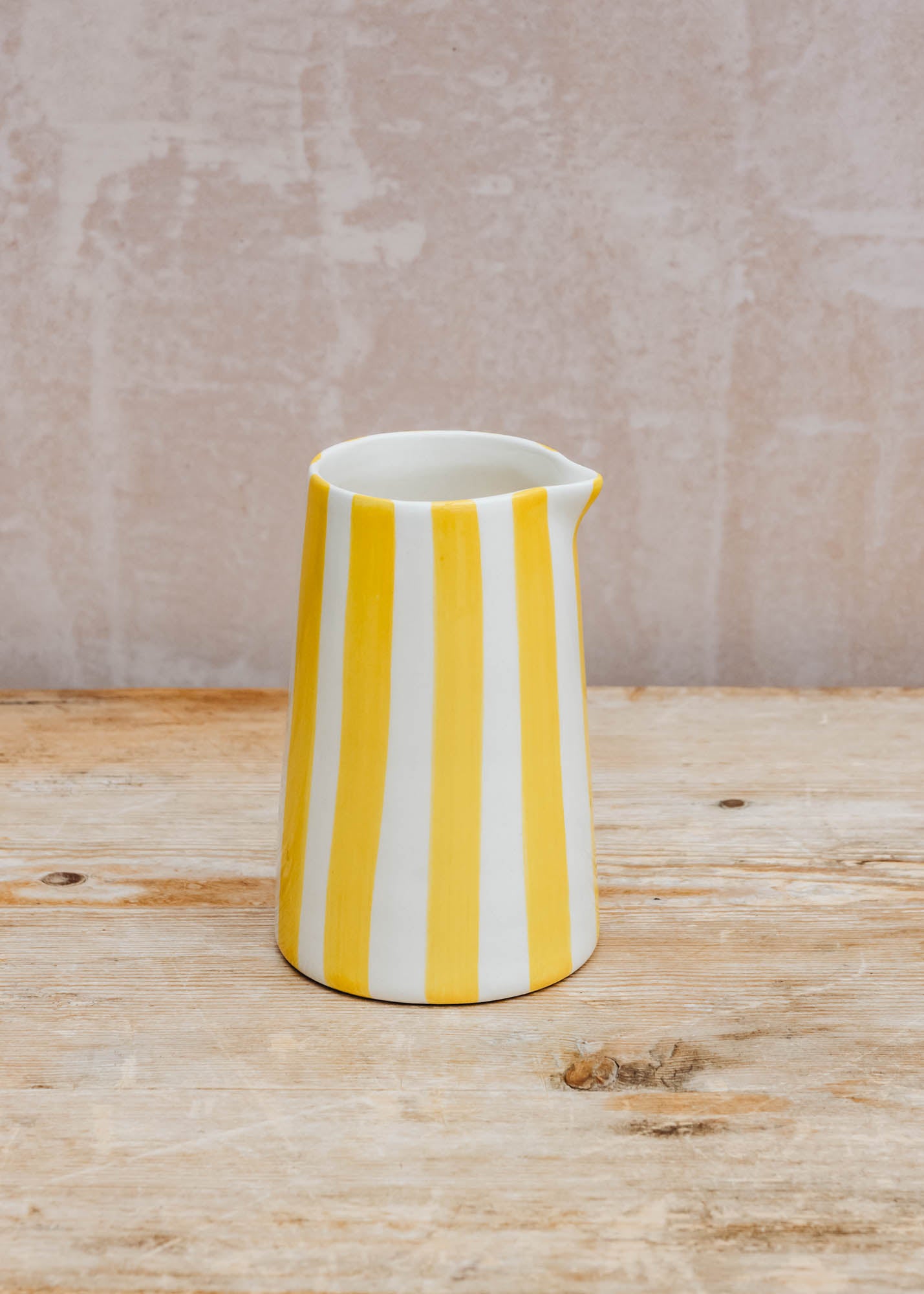 Candy Stripe Creamer in Turmeric