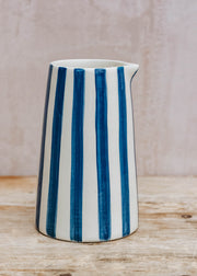 Musango Candy Stripe Pitcher in Blue