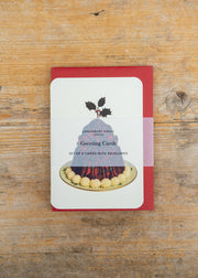 Canonbury Press Plum Puddings Christmas Cards, pack of six