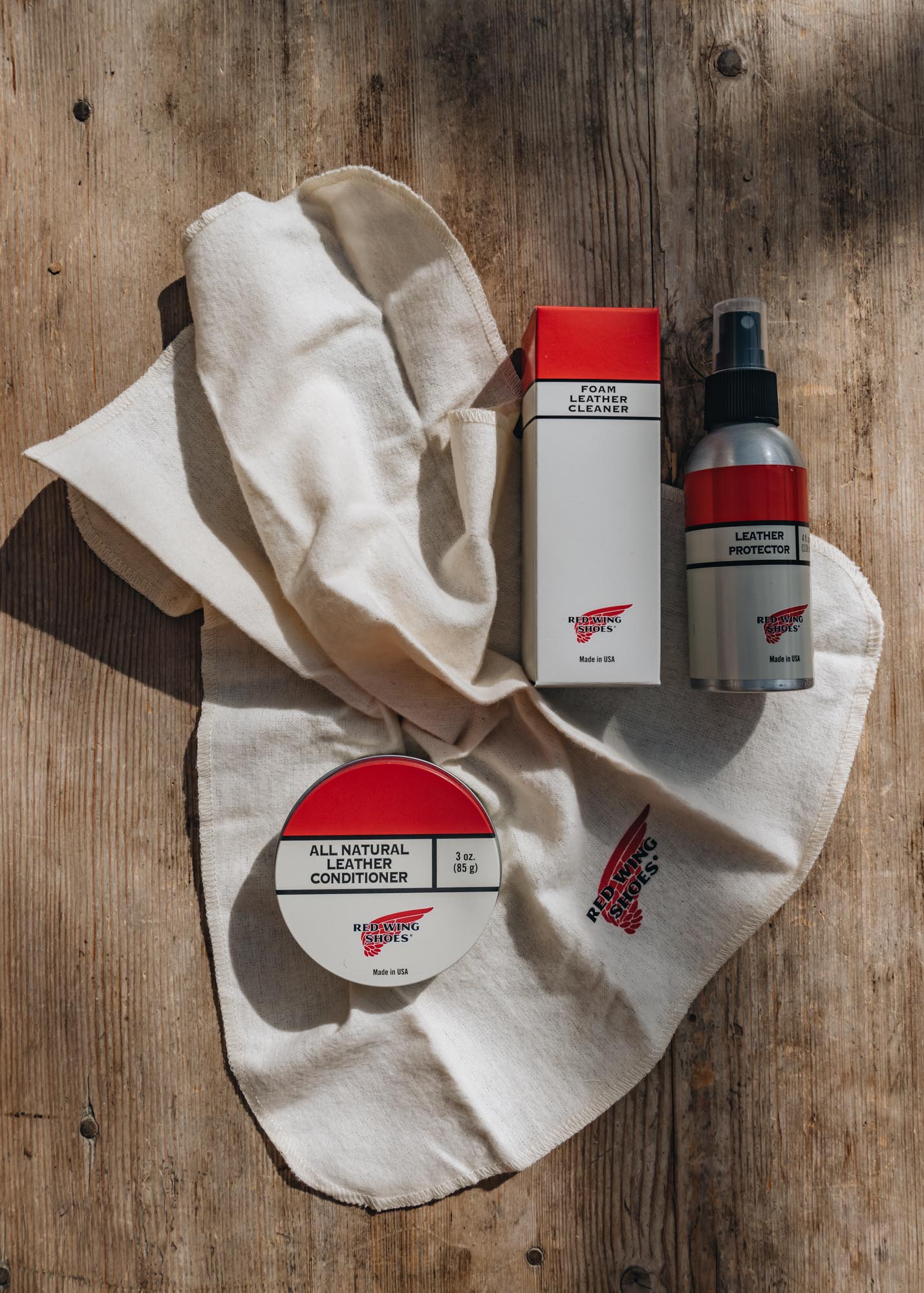 Red Wing Oil Tanned Leather Care Kit