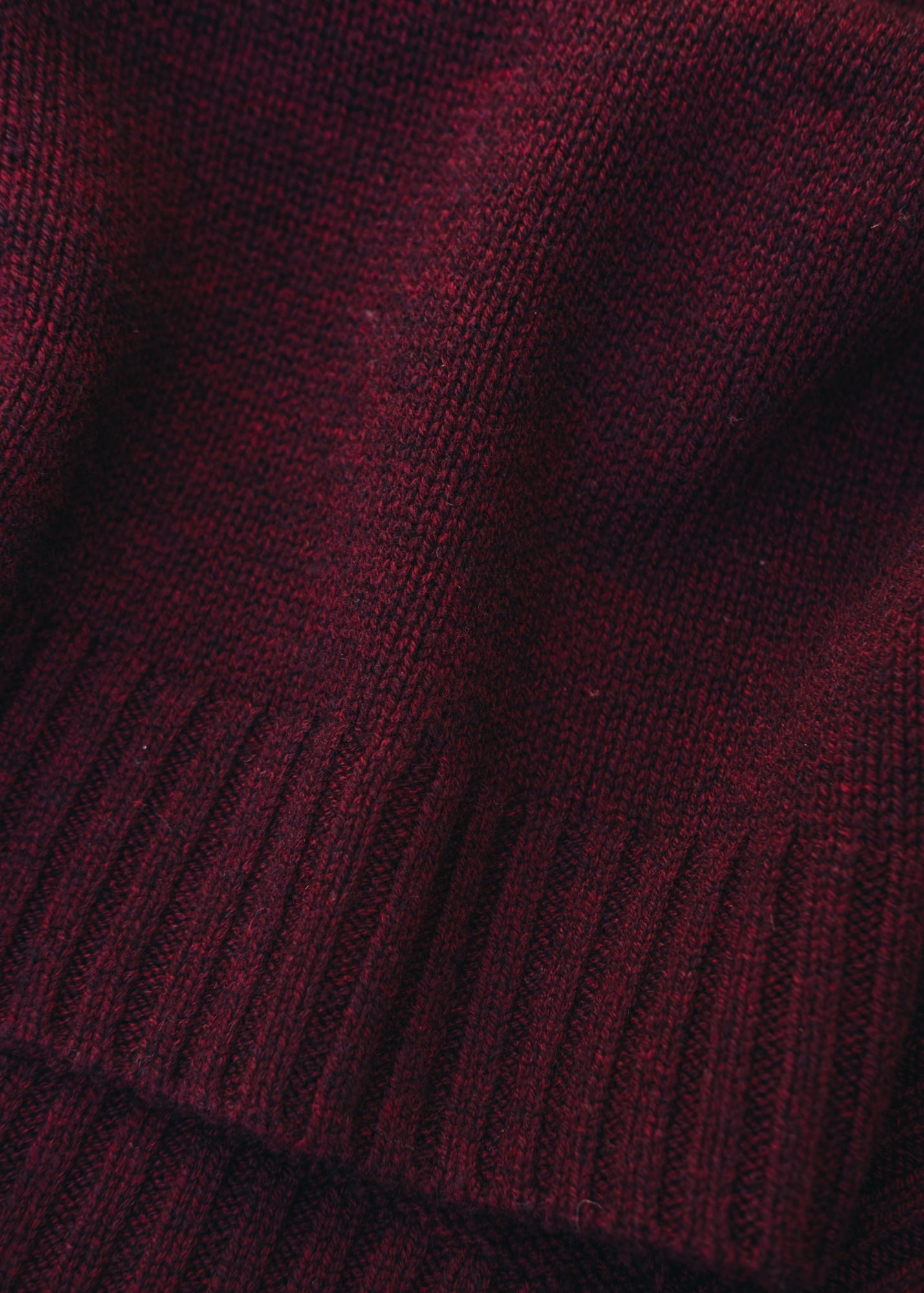 Cash-Ca Boxy Mixed-Neckline Sweater in Plum