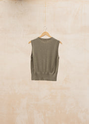 Cash-Ca Crew Neck Slipover in Safari