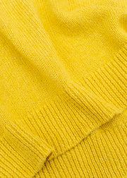 Cash-Ca Deep Crew Neck Elbow Sleeve Sweater in Acacia