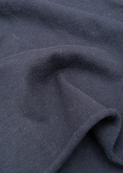 Cash-Ca Wide Body Crew Neck Sweater in Neat Navy