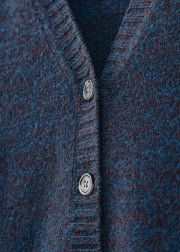 Cash-Ca Button Through Waistcoat in Dark Berry