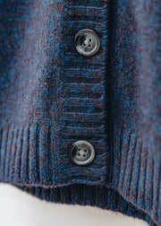 Cash-Ca Button Through Waistcoat in Dark Berry