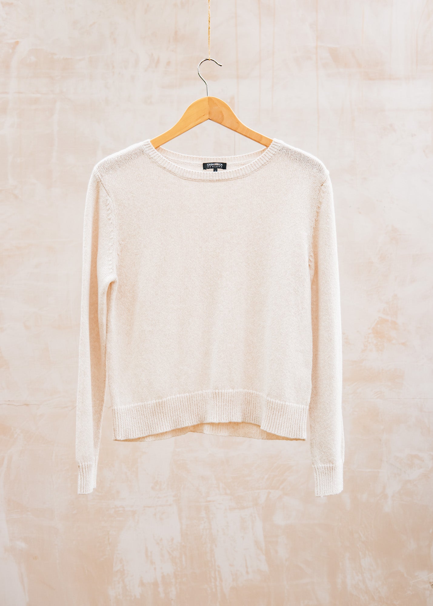 Deep Crew Neck Sweater in Calico