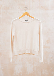 Deep Crew Neck Sweater in Calico