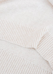 Cash-Ca Deep Crew Neck Sweater in Calico