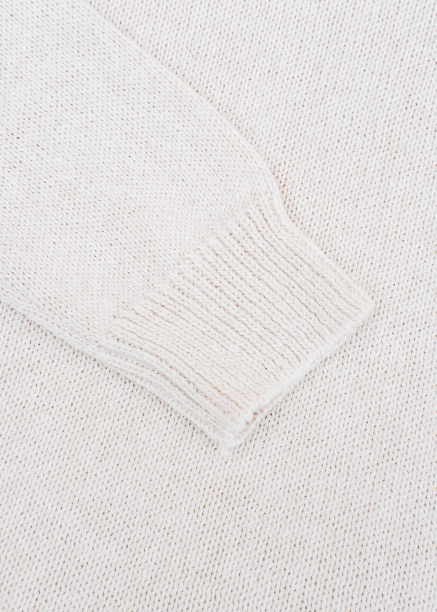 Cash-Ca Deep Crew Neck Sweater in Calico