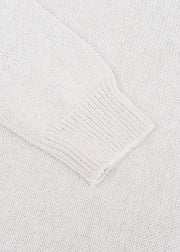 Cash-Ca Deep Crew Neck Sweater in Calico