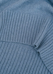 Cash-Ca Oversized V-Neck in Denim